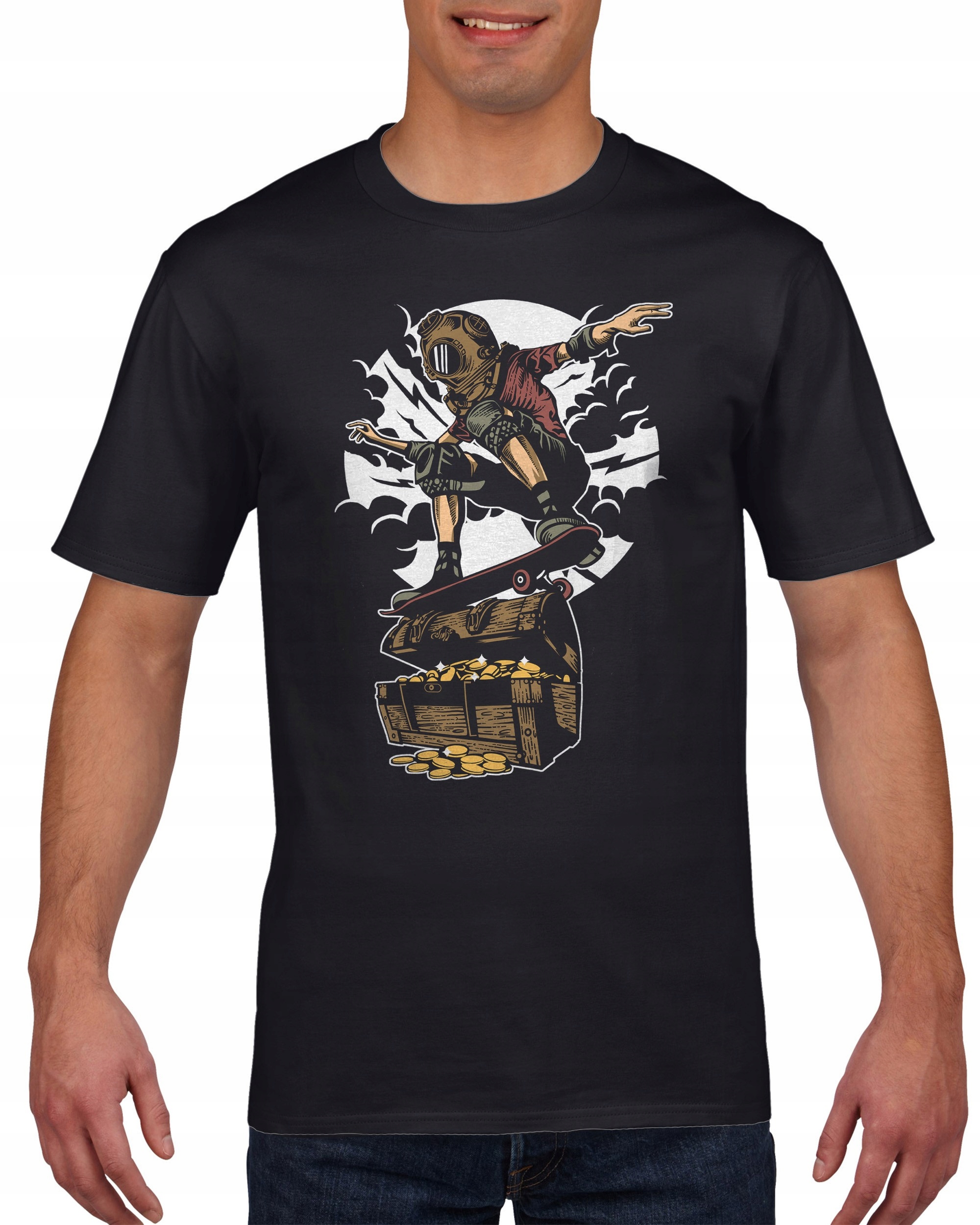 

Koszulka męska Nurek Nurkowanie Skate c XL