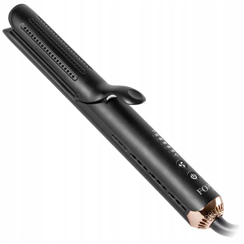 Profesjonalna Prostownica Lokówka Fox Joy 2w1 Nadmuch Kabel 360