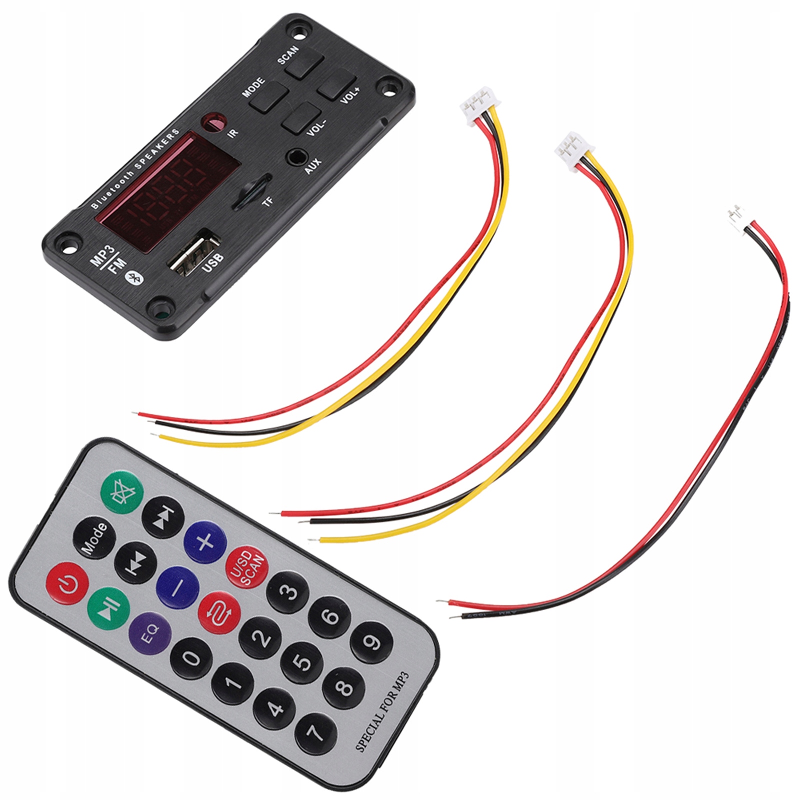 MODUŁ ODTWARZACZ BLUETOOTH MP3 RADIO USB PILOT Stan opakowania oryginalne