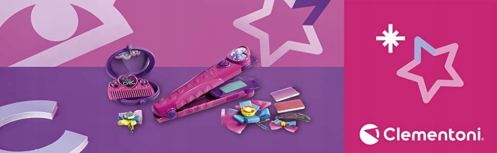 CLEMENTONI CRAZY CHIC CRAZY FRYZURY kolorowe włosy Wysokość produktu 22.5 cm