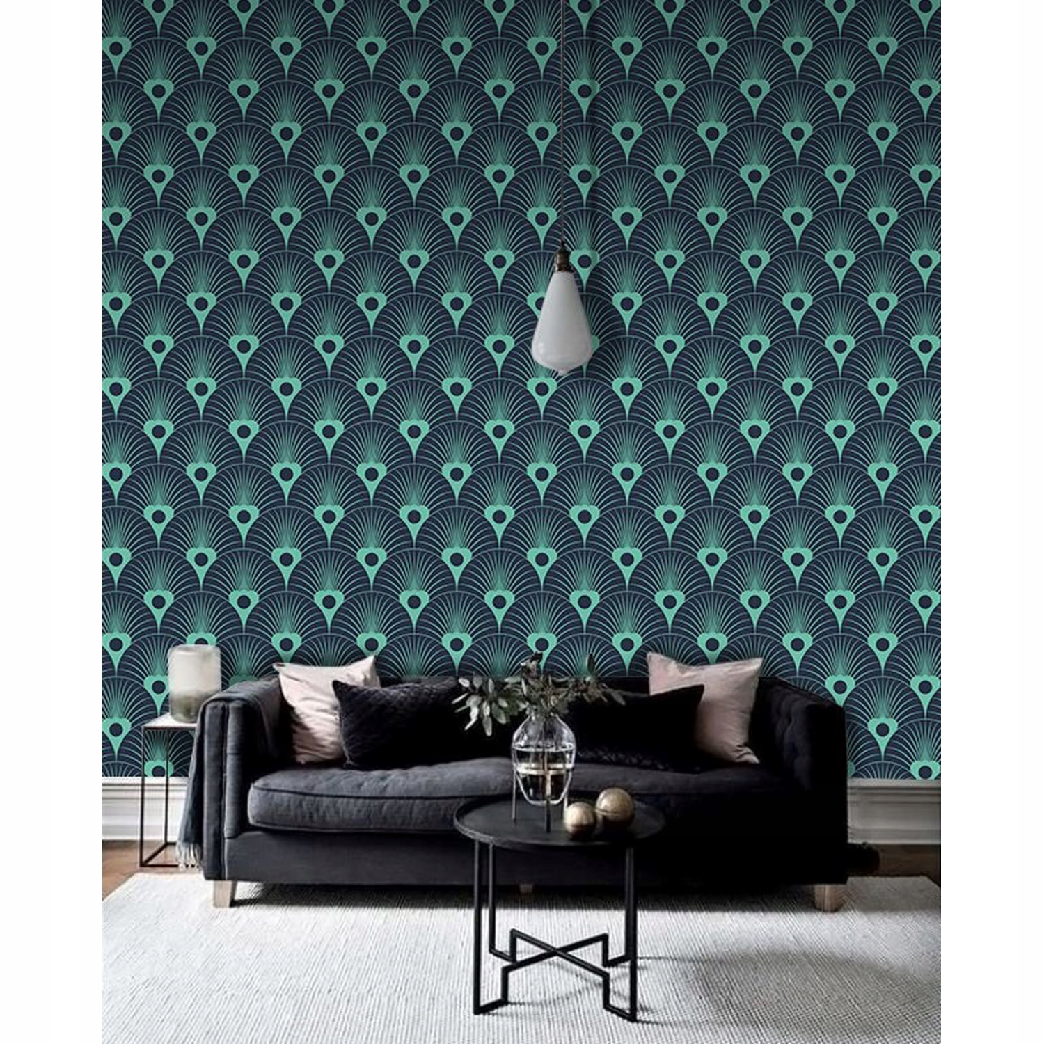 

Tapeta flizelina Geometryczne rybie łuski 152x104