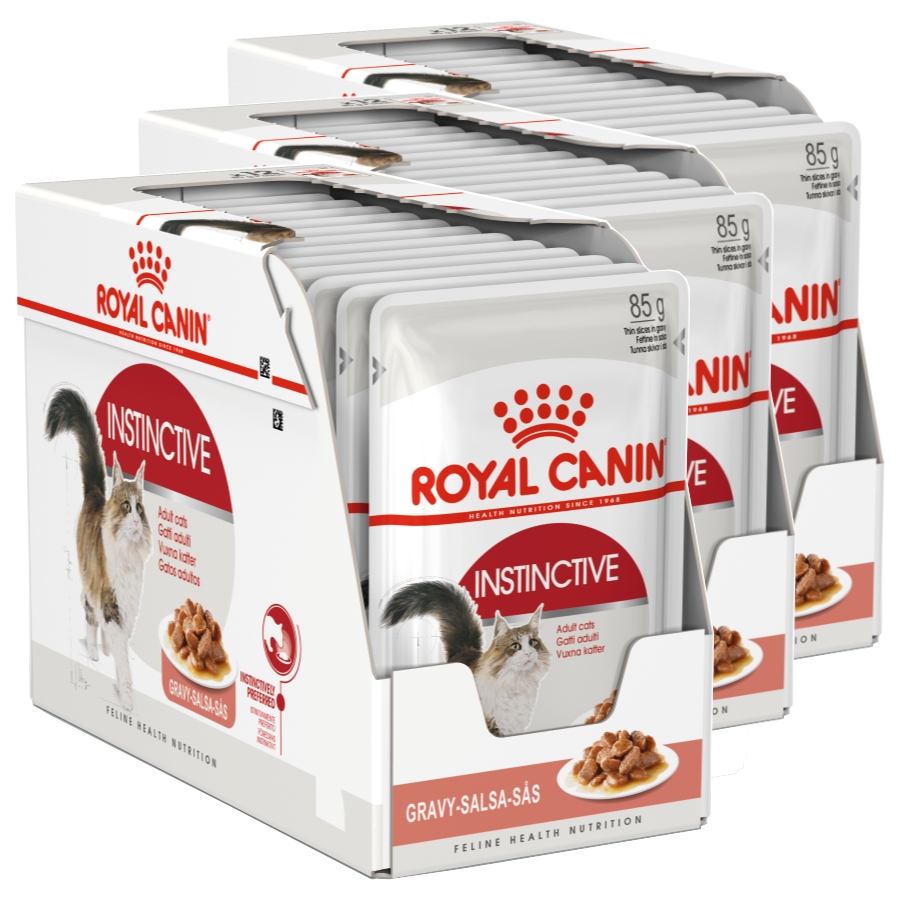 Levně Royal Canin Instinctive Fhn Krmivo Vlhké v omáčce pro vybíravé kočky 36x85 g