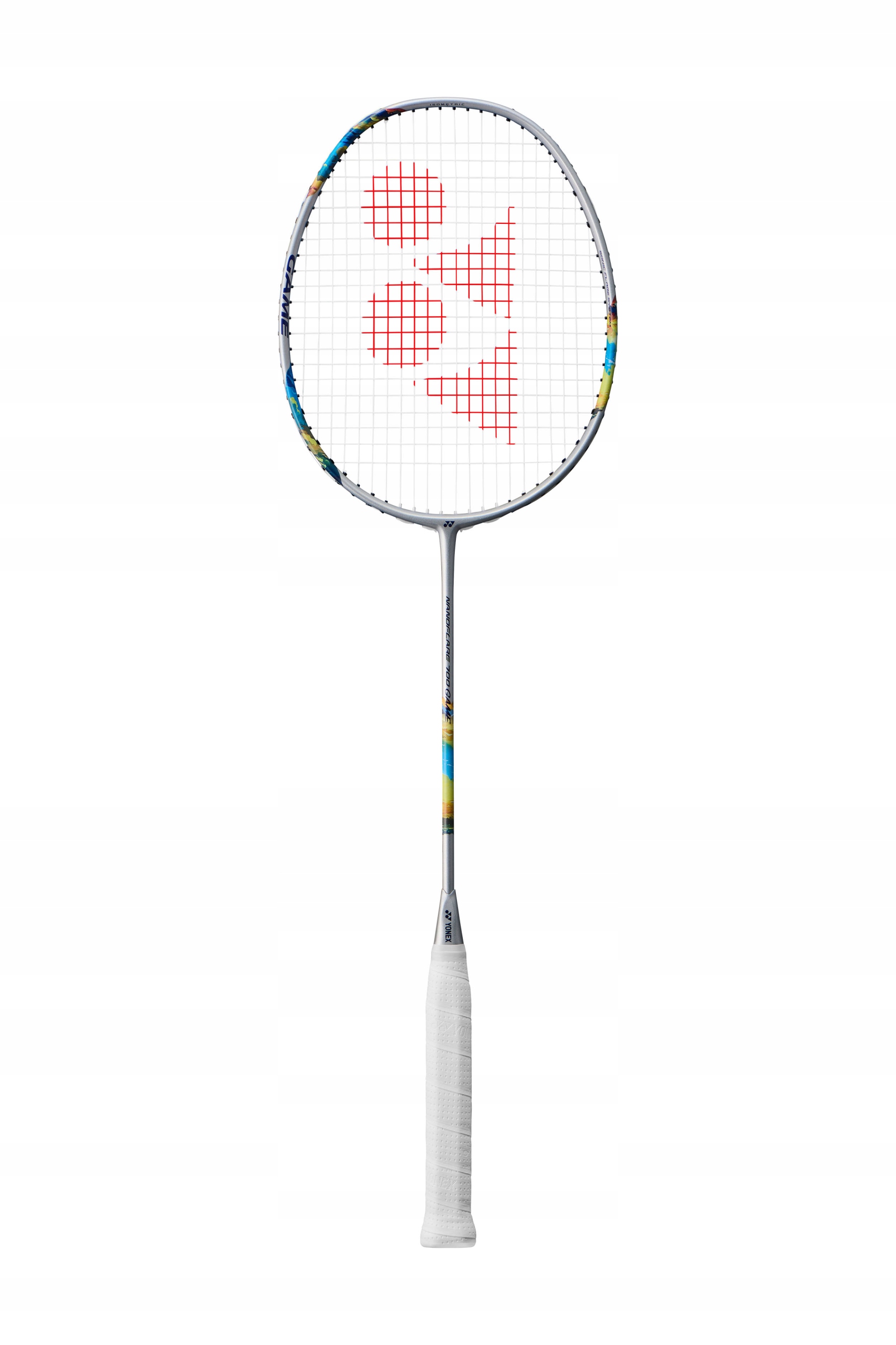 Rakieta do badmintona Yonex Nanoflare 700 Game Silver Si/Sb pokrowiec