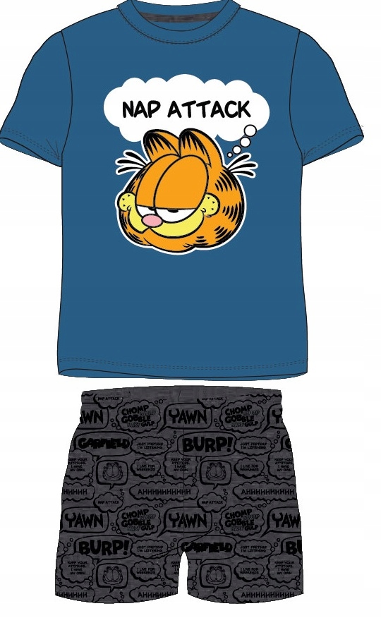 CHLAPČENSKÉ PYŽAMO GARFIELD KR RUKÁV - 146