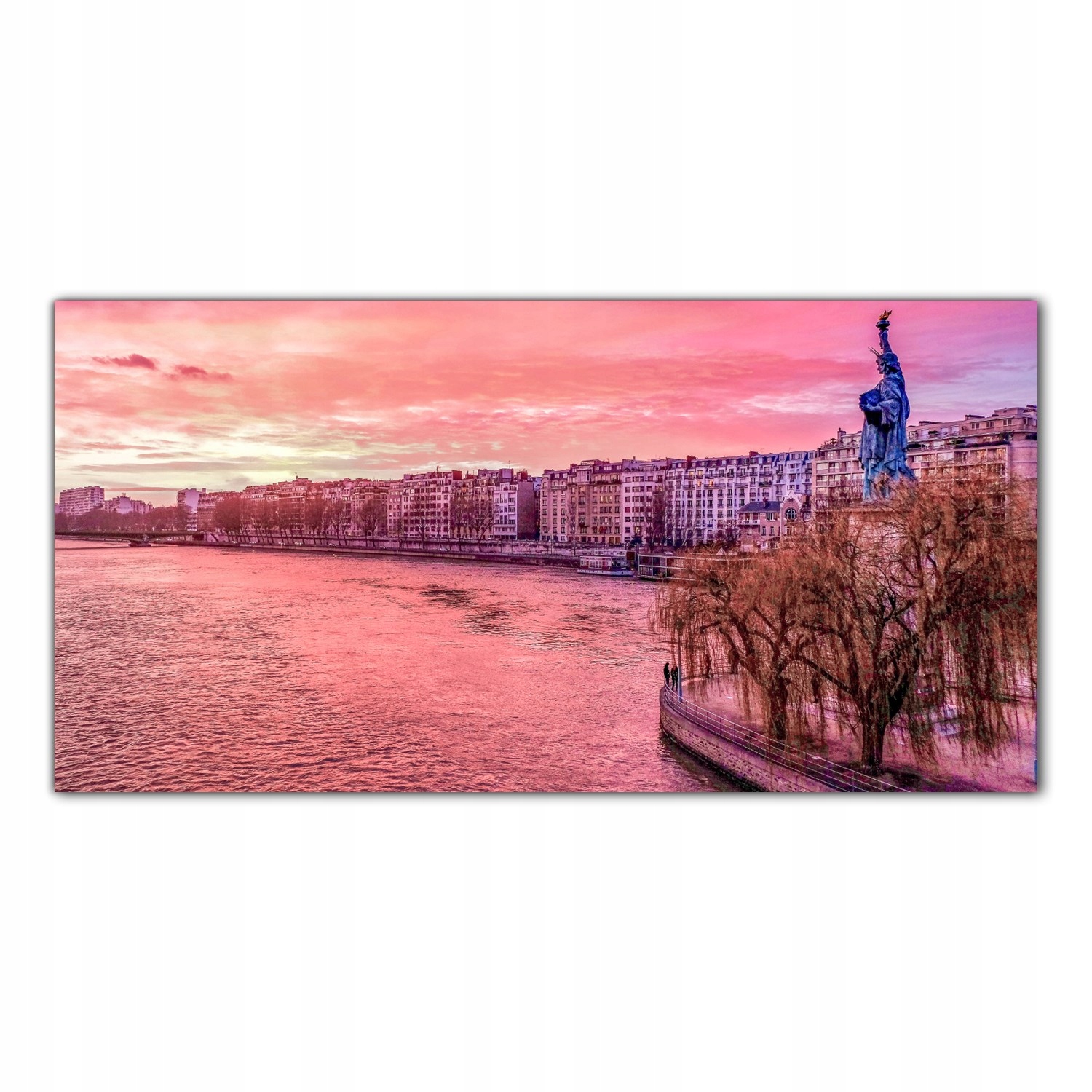 

Obraz na szkle Foto Statua Wolności Paryż 100x50