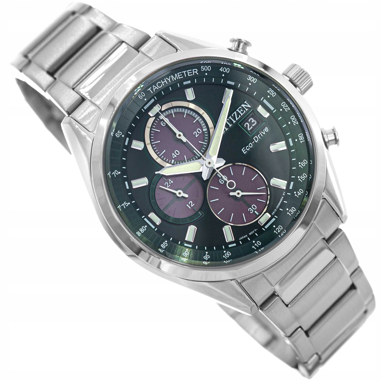 Pánské Hodinky Citizen CA0459-79X Eco-drive Racing Chrono Stříbrné Datumovka