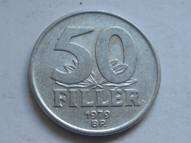 nr1232 Węgry Moneta 50 Filler 1979