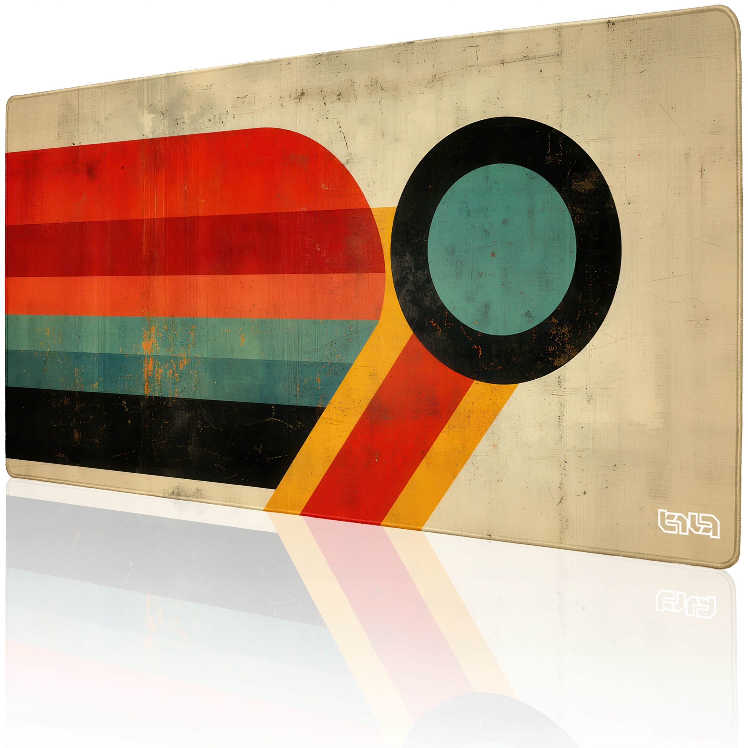 Velká Podložka Pod Myš Nostalgic Stripes 100x50 Tilt Voděodolná