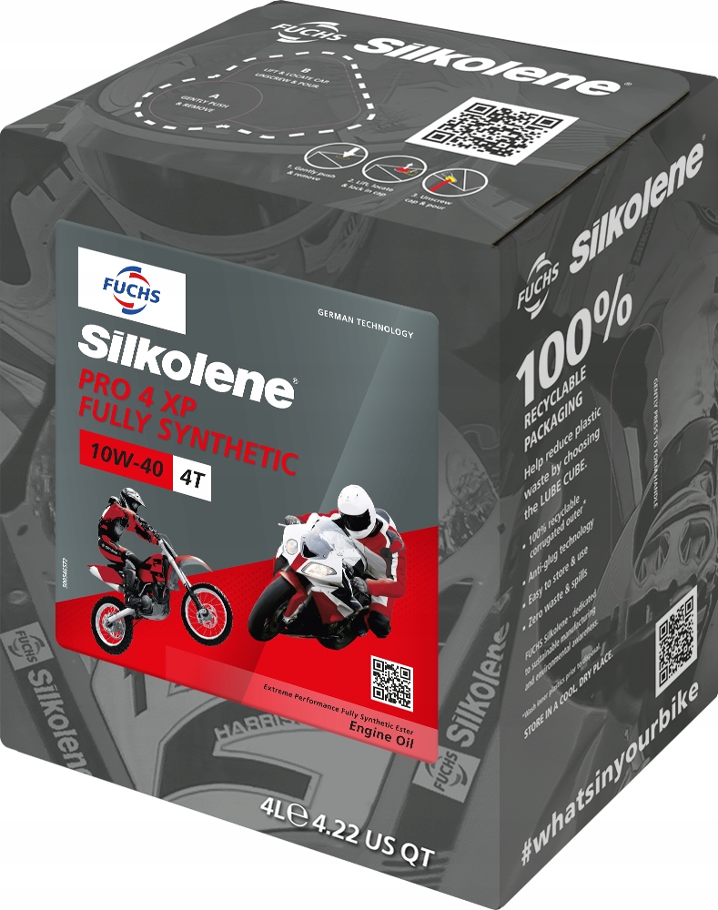 Olej silnikowy Fuchs Silkolene Pro 4 Xp 4T 10W-40 602013675