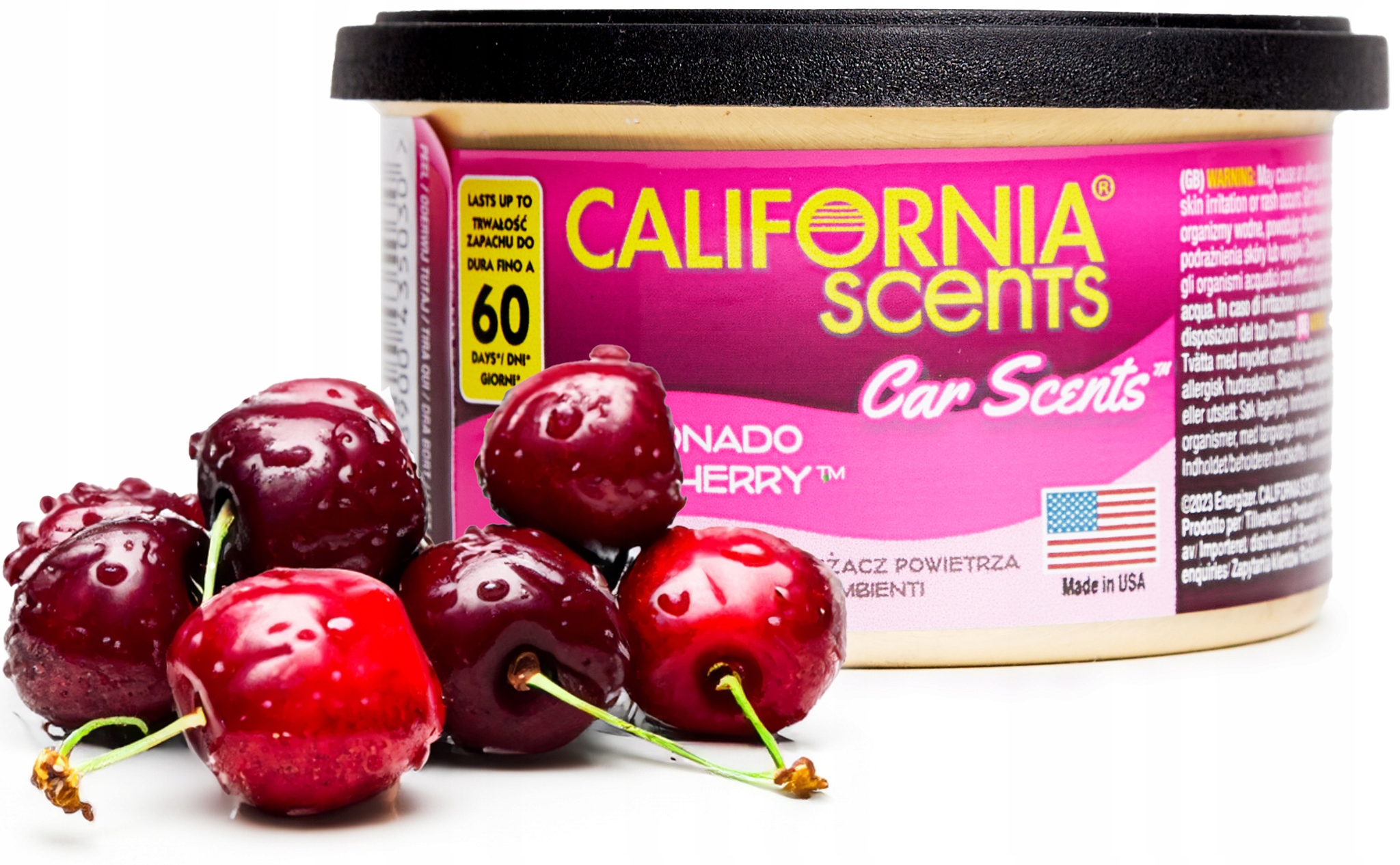 California Scents Car Scent Coronado Cherry Zapach Wiśnia Wiśni Puszka