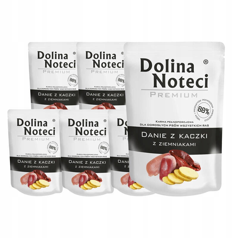 Levně Krmivo pro psy Dolina Noteci Premium Kachní maso s bramborami 10 x 300 g