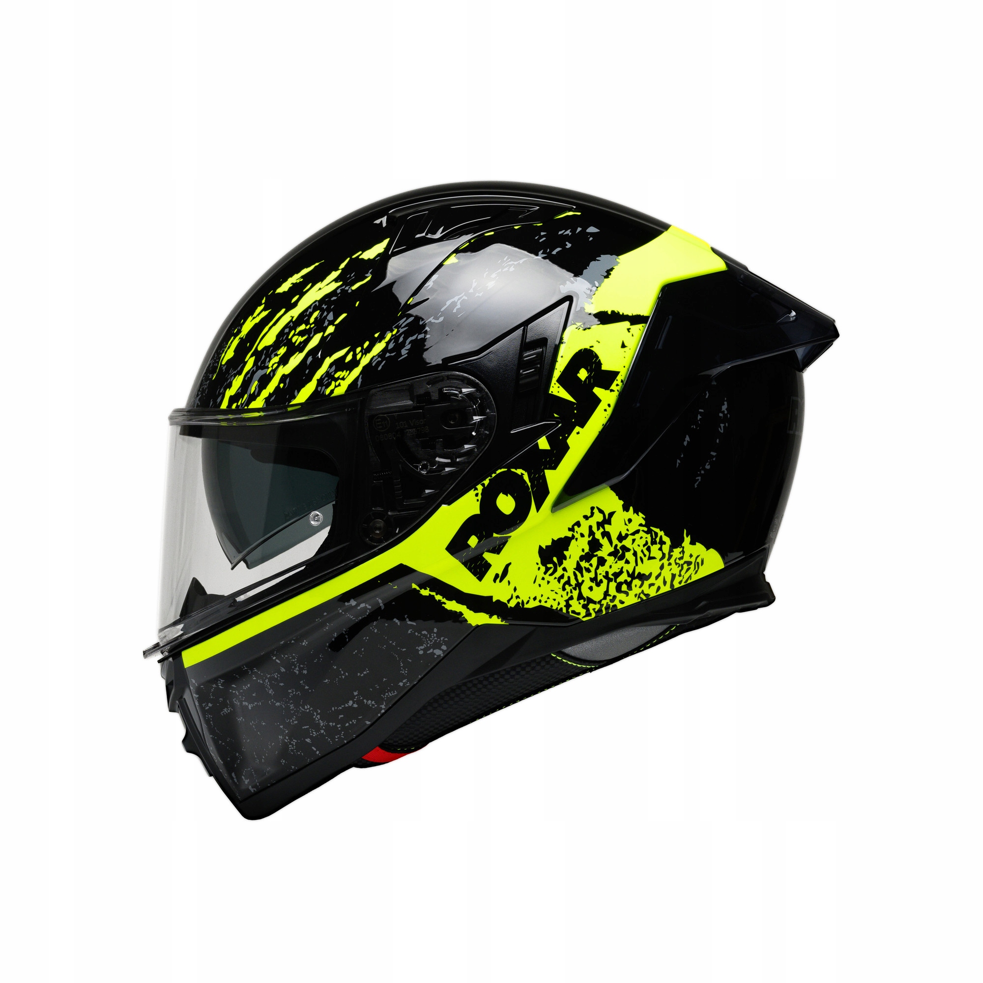 Motocyklová prilba Roxar Bayamo Evo Toxic Čierna fluo L