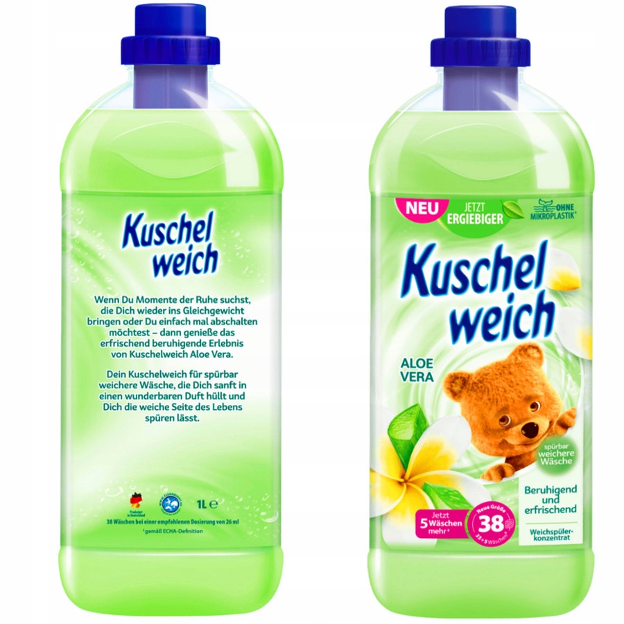 

Kuschelweich Płyn do płukania tkanin Aloe Vera 1L