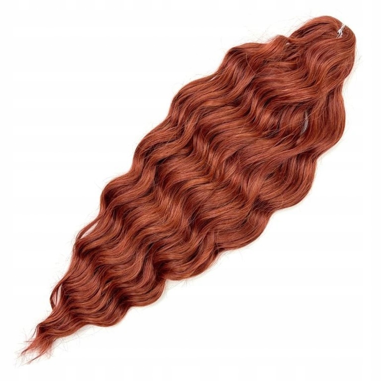 Włosy syntetyczne afroloki fala do czesania Anna 60cm 300g |kolor: BRONZE17