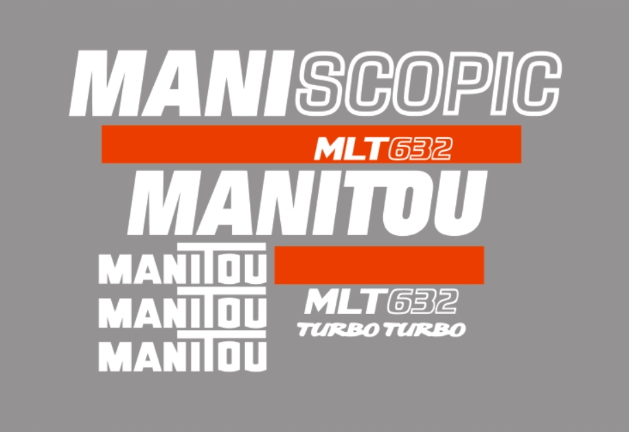 Samolepky s lepením Manitou Mlt 632
