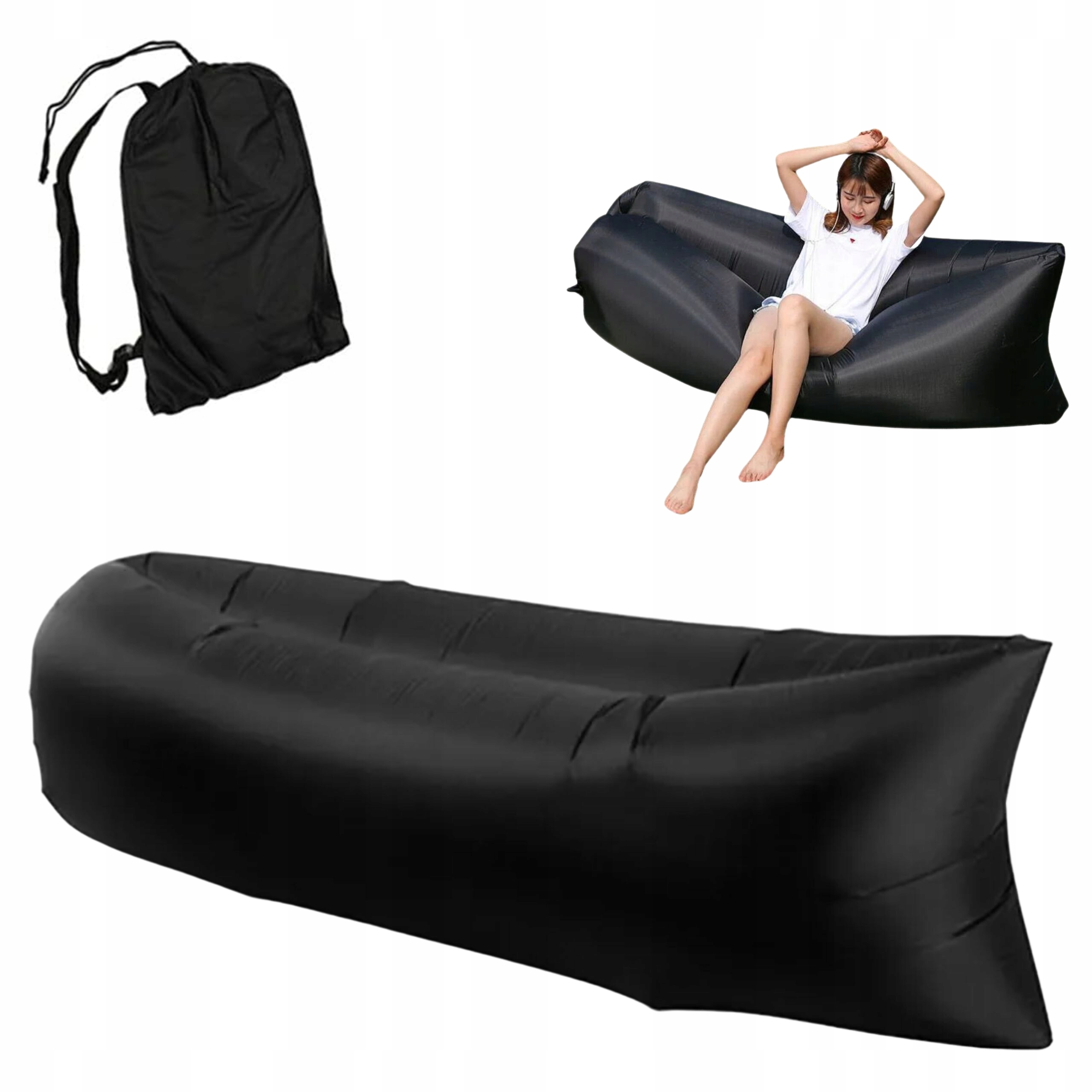 Lazy Bag Sofa na Powietrze Plaże Materac Leżak Nadmuchiwana Sofa Rozkładana