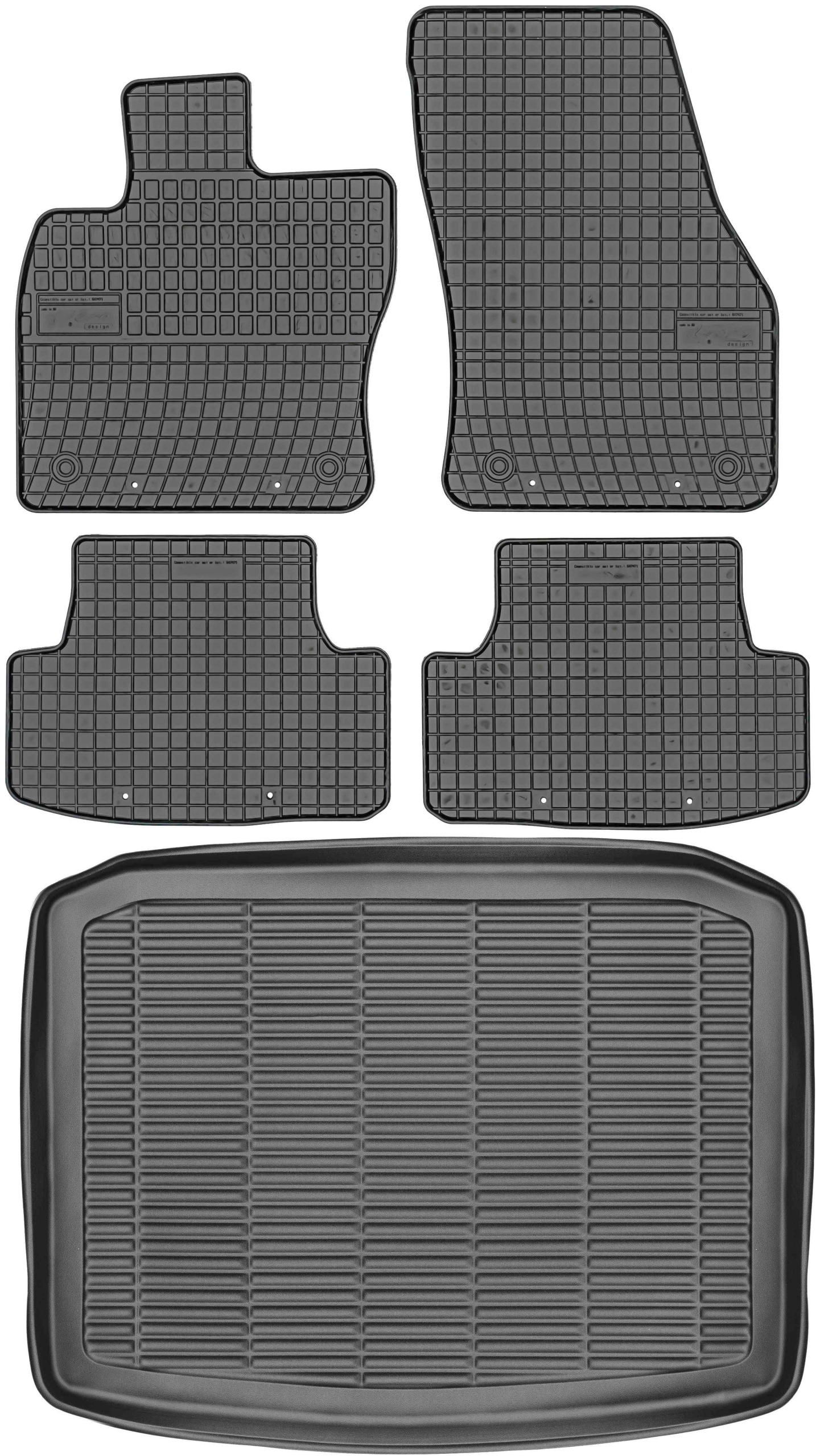 Seat Ateca Crossover 2016- Gumové stierače rohož batožinového priestoru