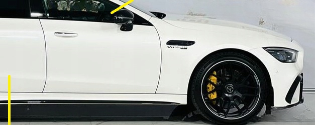 MERCEDES W290 X290 ĆWIARTKA PRZÓD PRAWA