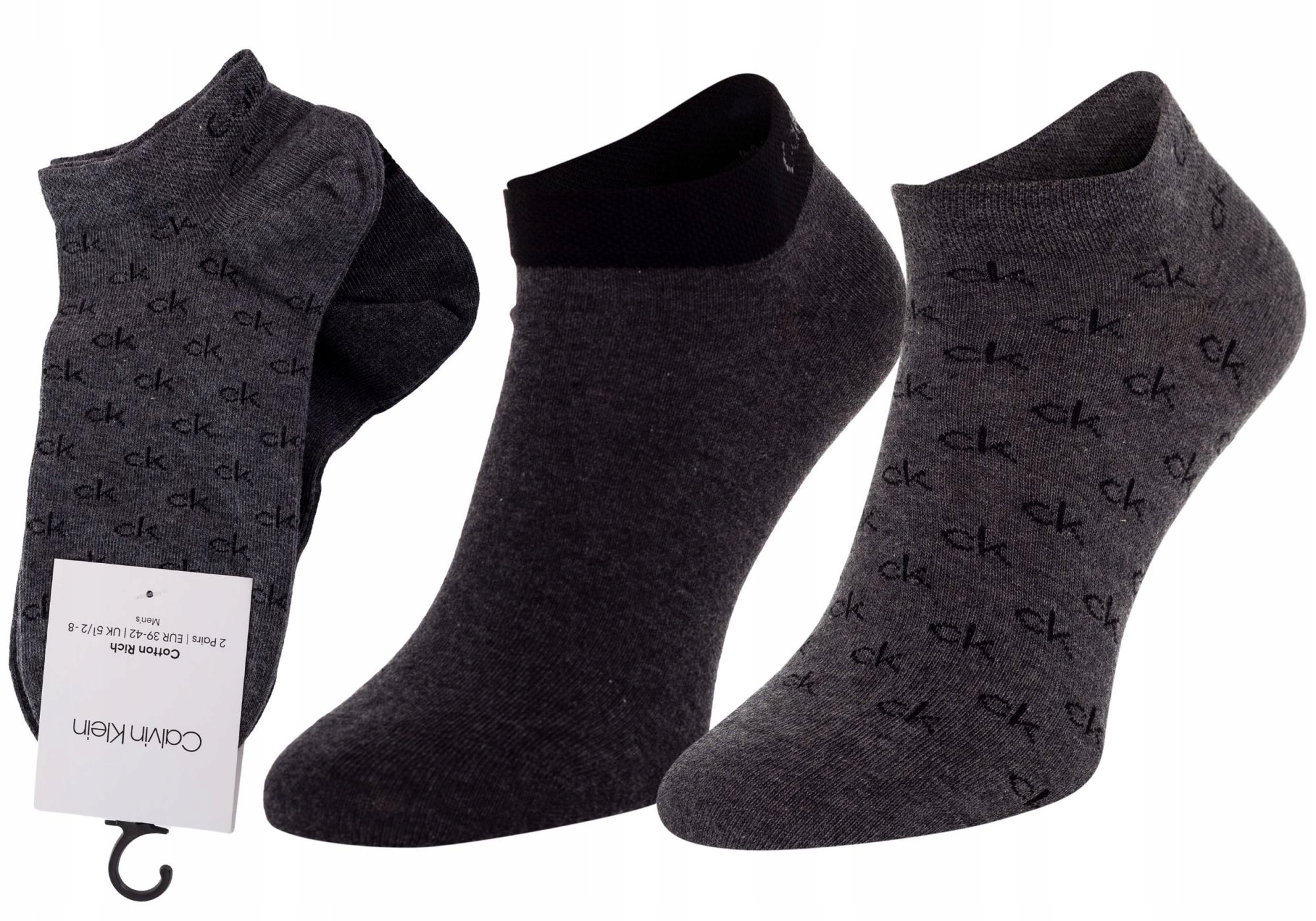 

Calvin Klein Skarpetki Stopki 2 Pary Roz: 43-46