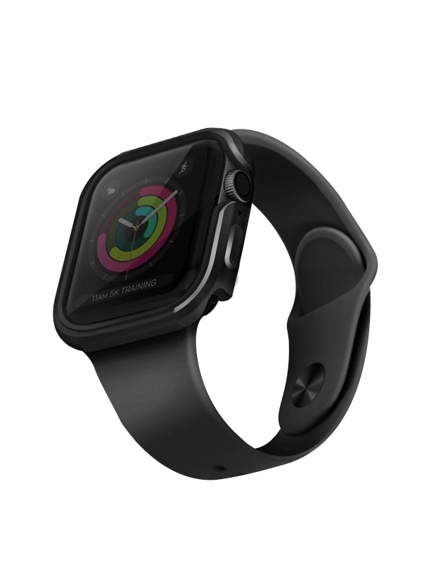 Uniq pouzdro Valencia Apple Watch Series 4/5/6/SE 40 mm. šedá/gunmetalová šedá