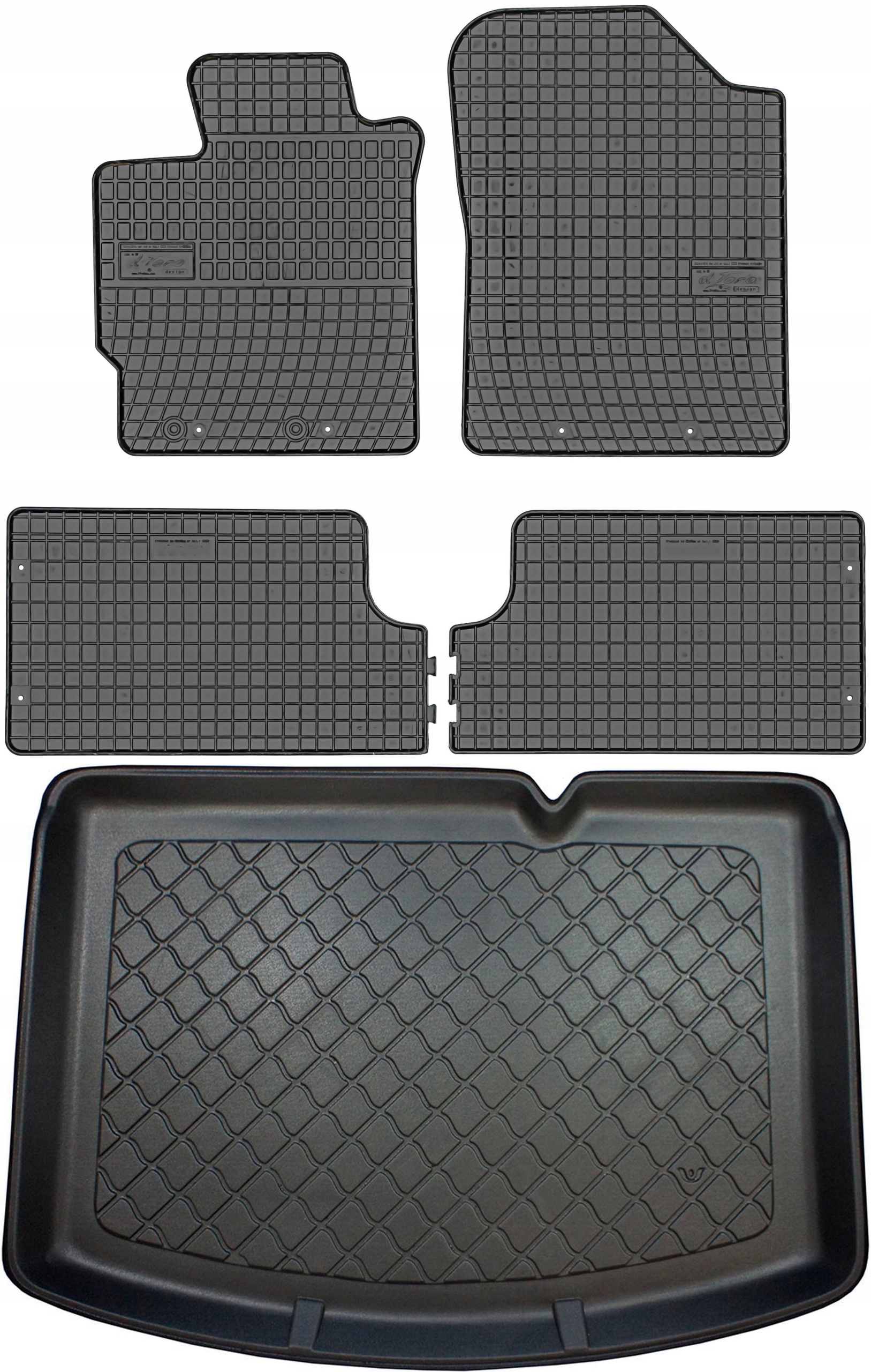 Toyota Yaris III Hb 2011-2020 Koberce s rohožou