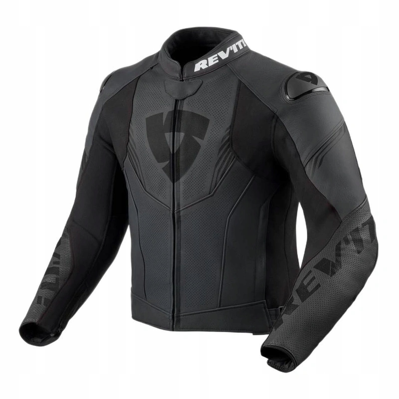 Kožená bunda Revit Argon 3 Black/anthracite čierna šedá