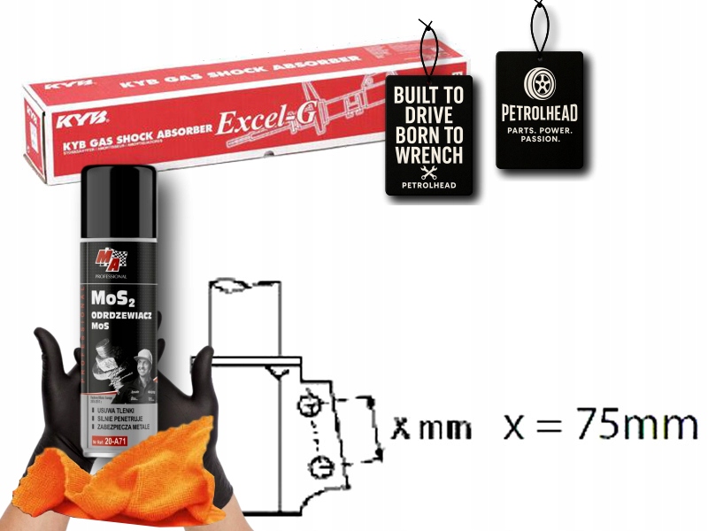 Tlumič Renault Přední Kangoo Grand Kangoo 1.6 #Petrolhead Pro+ Kit1