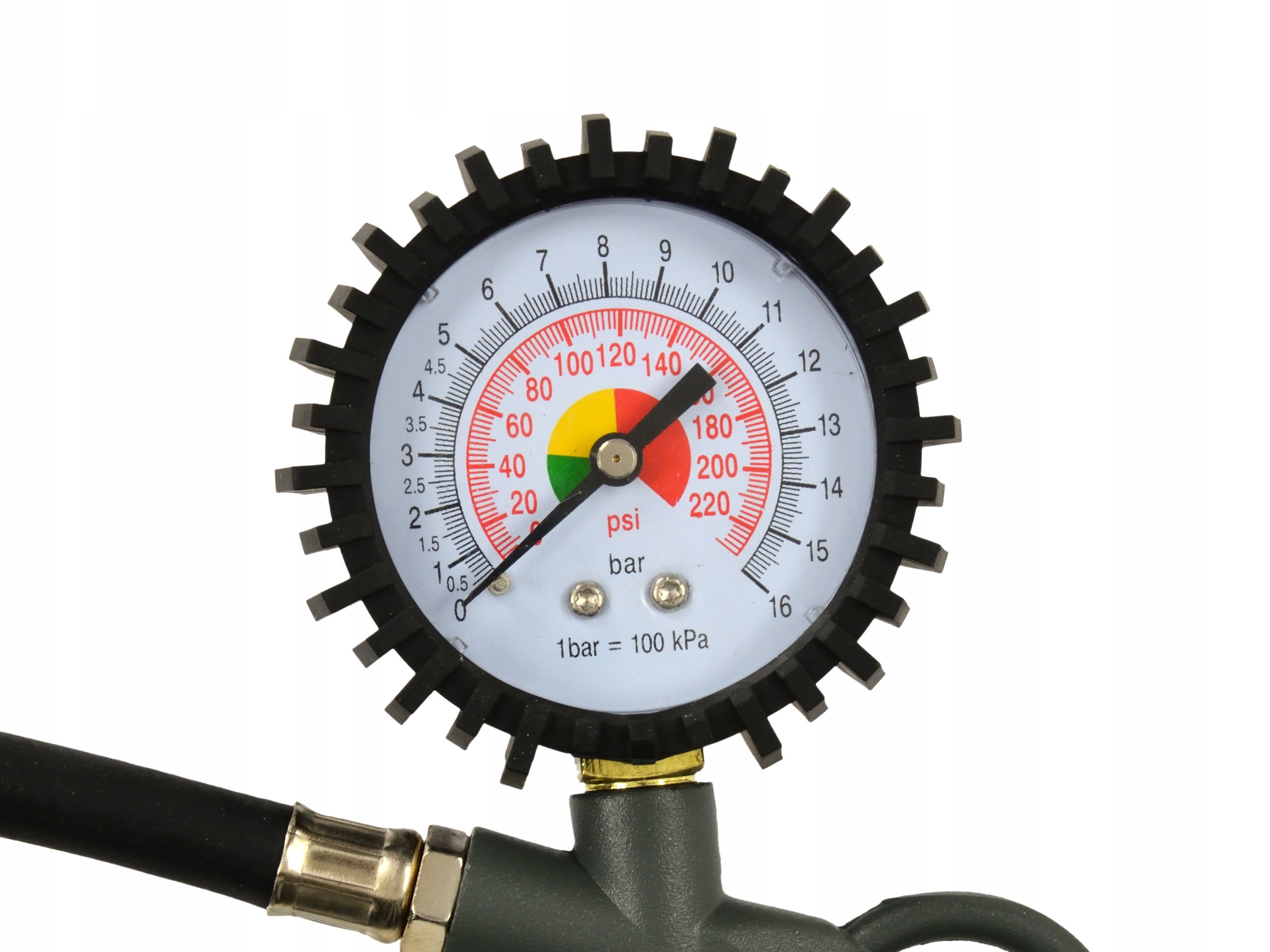 Pistolet do pompowania koł z manometrem GEKO Marka Geko