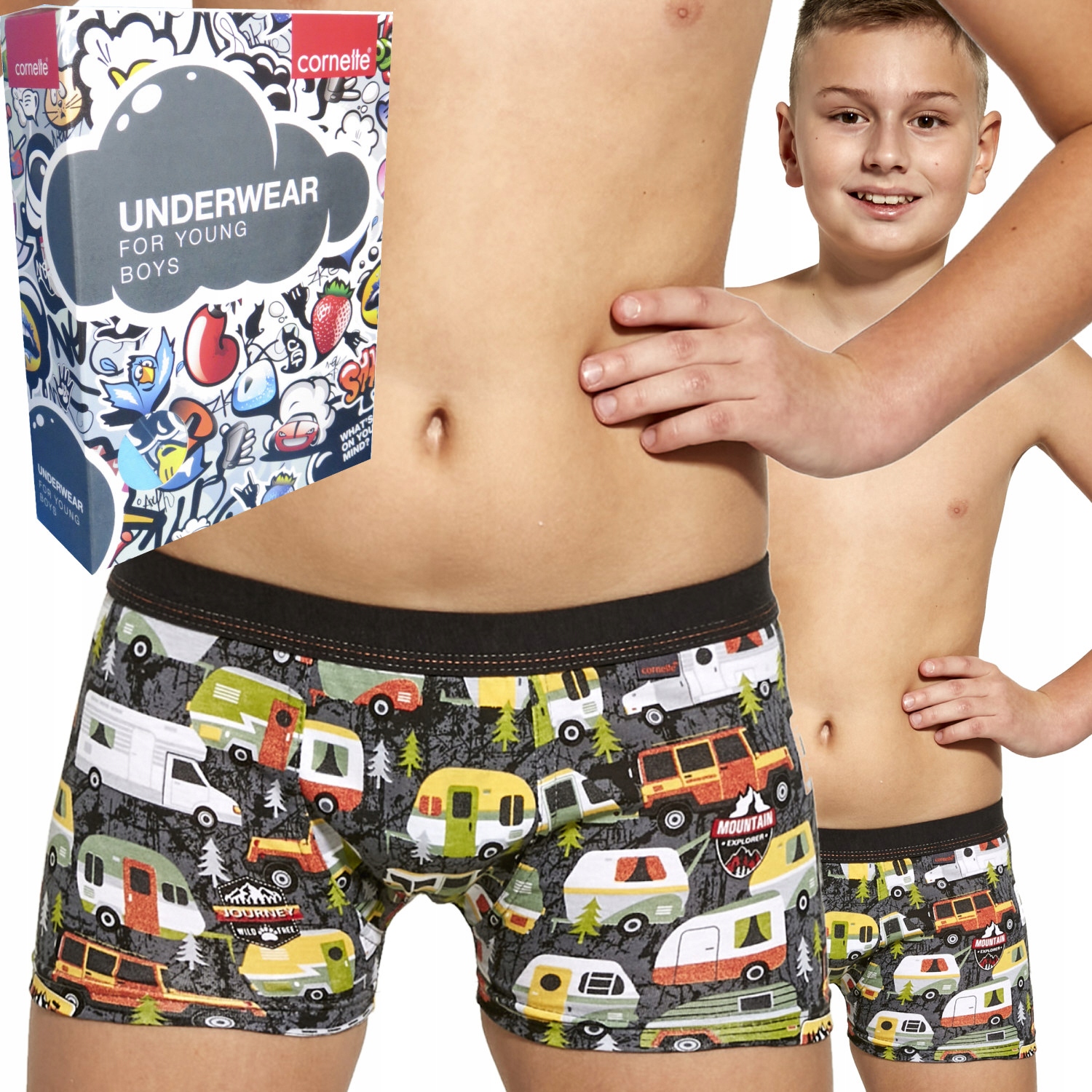 

Cornette szorty bokserki 701/122 Camper kamper