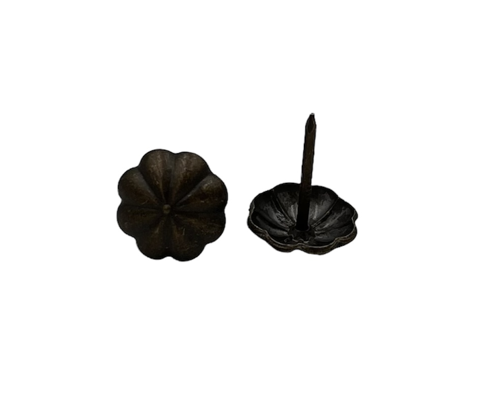 

Guziki Tapicerskie pinezki ciemna miedź 11mm-75szt