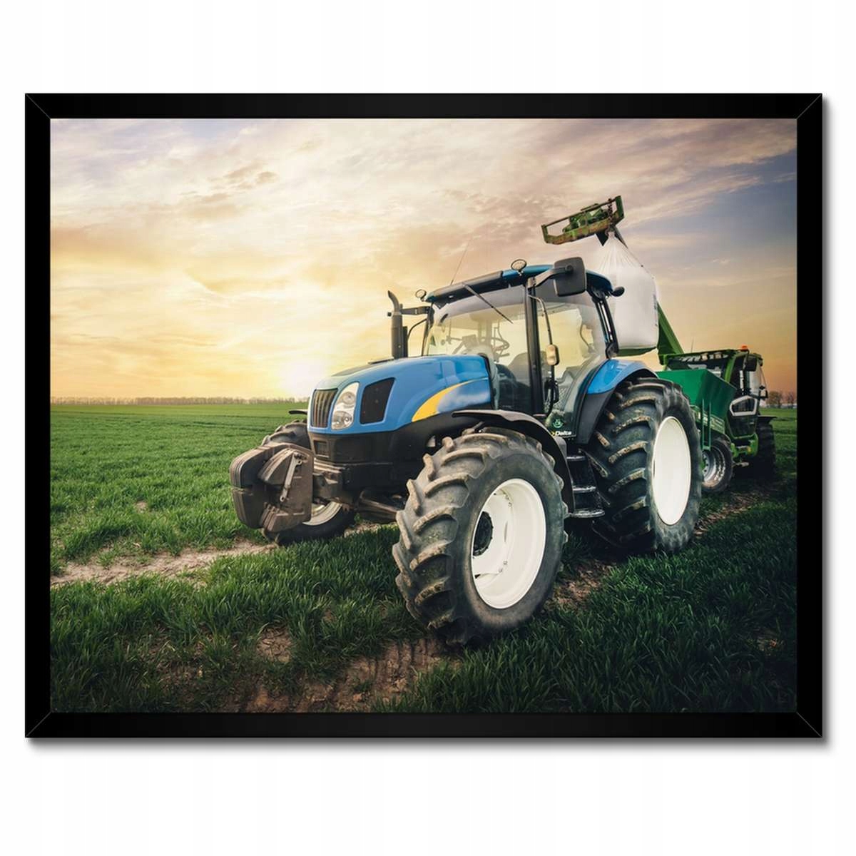 Plakáty v rámu 50x40 Traktor s hnojivem
