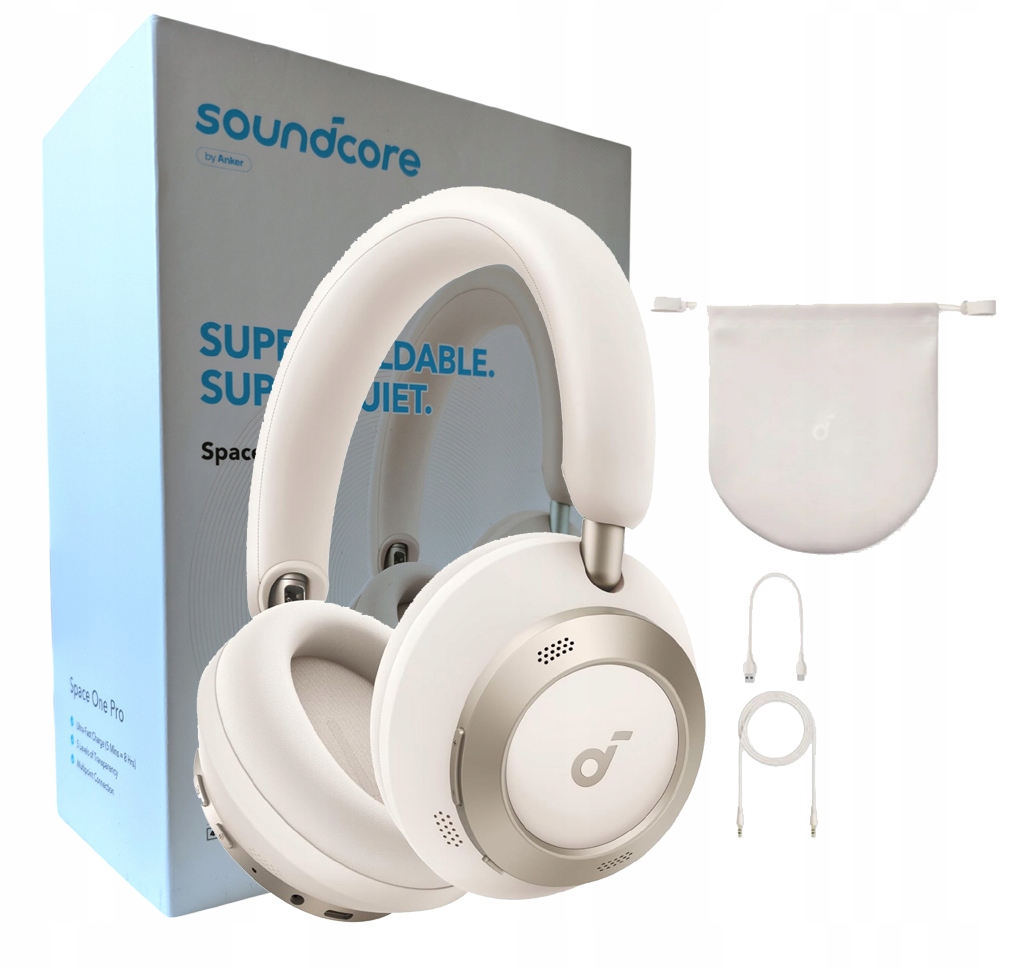Bezdrátová Sluchátka Do Uší Soundcore Space One Pro Anc Bluetooth 5.3