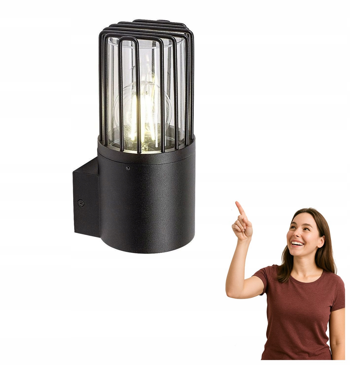 Venkovní nástěnné svítidlo Haren 77083 Rabalux