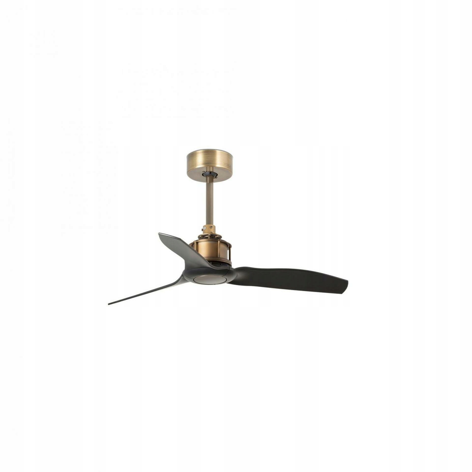 Stropný ventilátor Faro Just Fan Xs, 81cm, starozlatá/čierna, DC motor