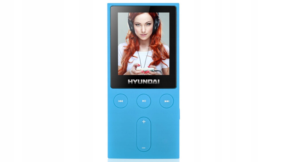 Odtwarzacz mp3 HYUNDAI MPC501GB4FMBL 4GB Niebieski Zasilanie akumulatorowe