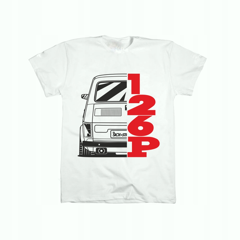 

T-shirt koszulka 126P Fiat Maluch Kaszlak