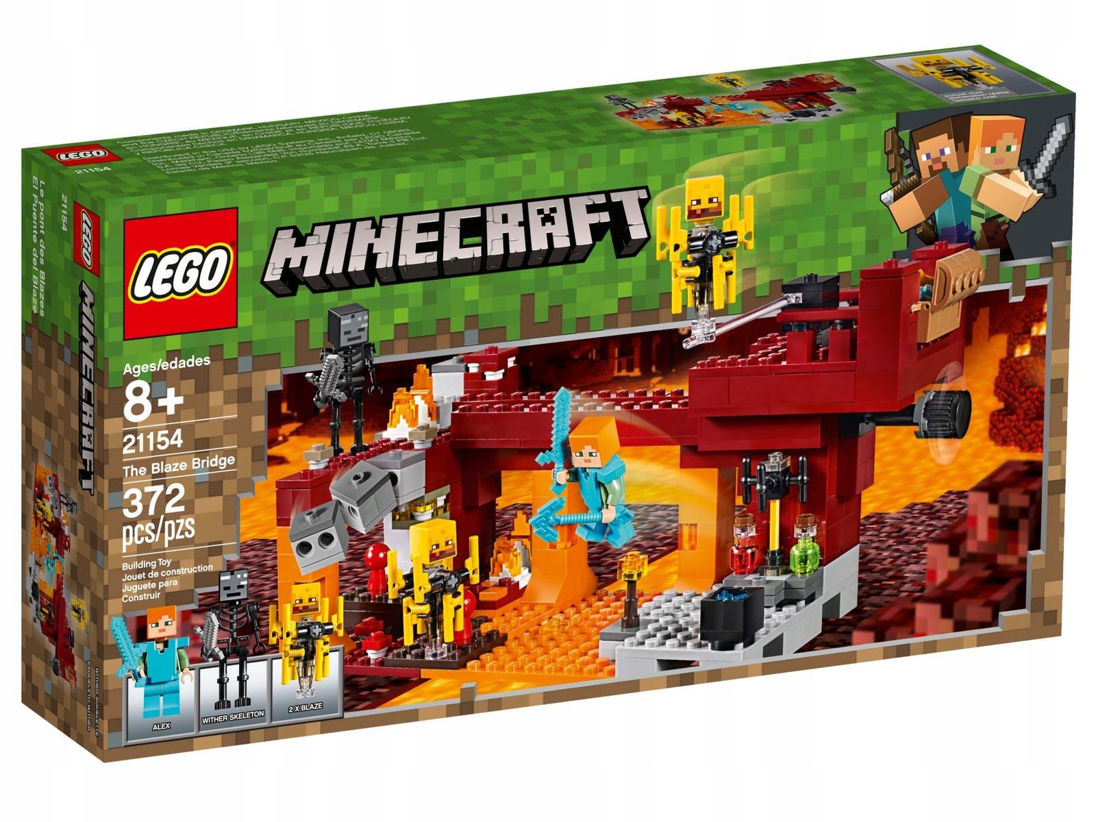 Lego Minecraft 21154 Most plamenů Nové