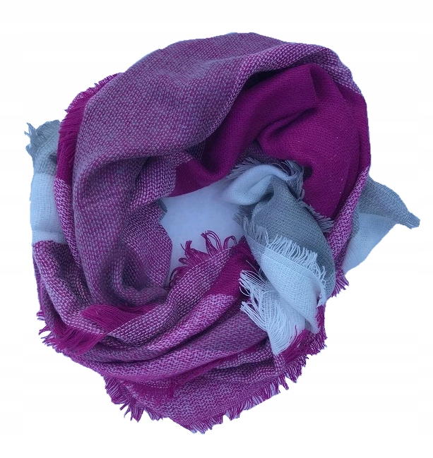 

Miękki Duży Szalik Chusta W Kratę Dużo Wzorów