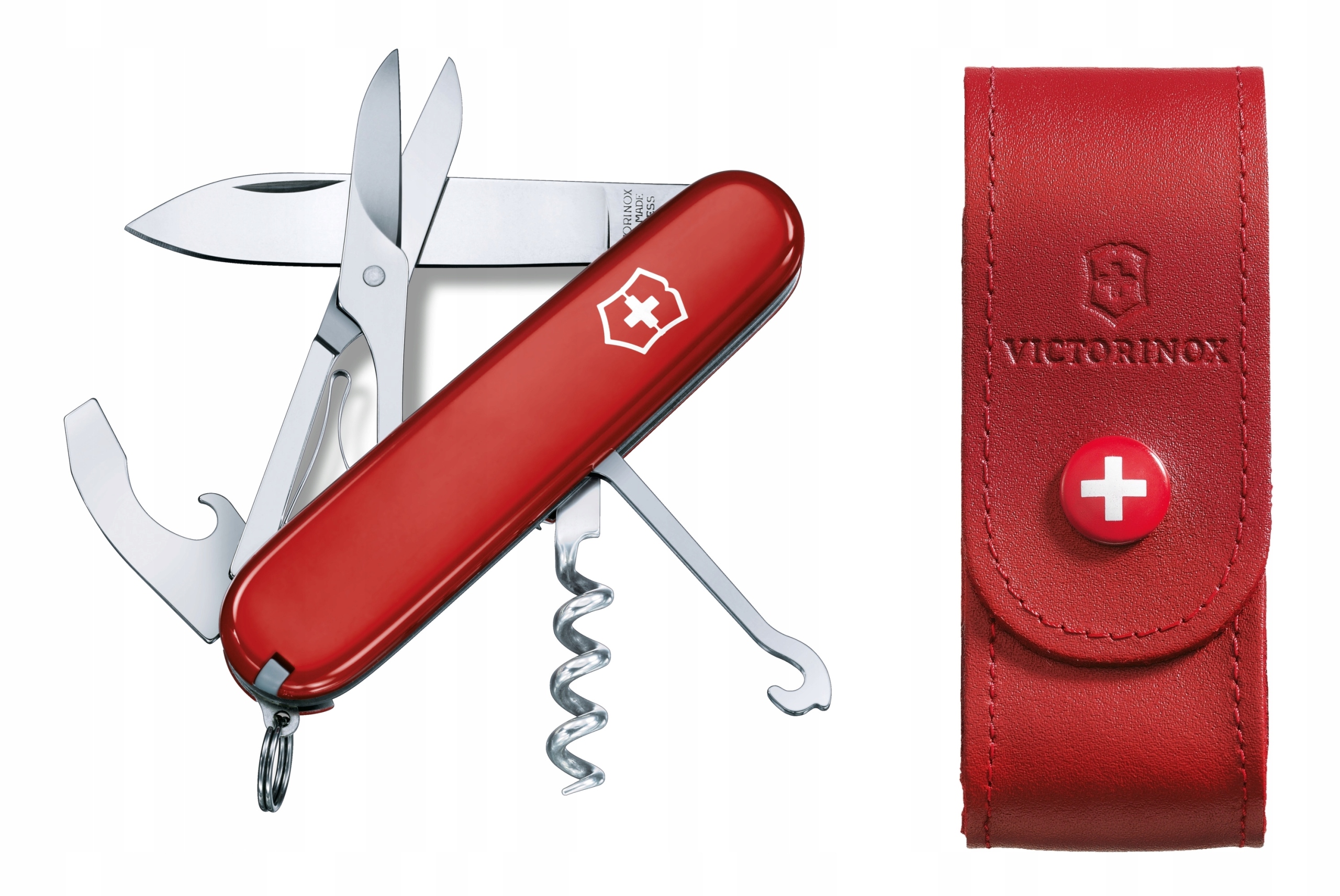 Victorinox 1.3405, scyzoryk Compact etui skórzane 4.0520.1, 91 mm