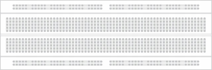 Płytka stykowa 830 pól dla Arduino | biała prototypowa listwa stykowa Model brak