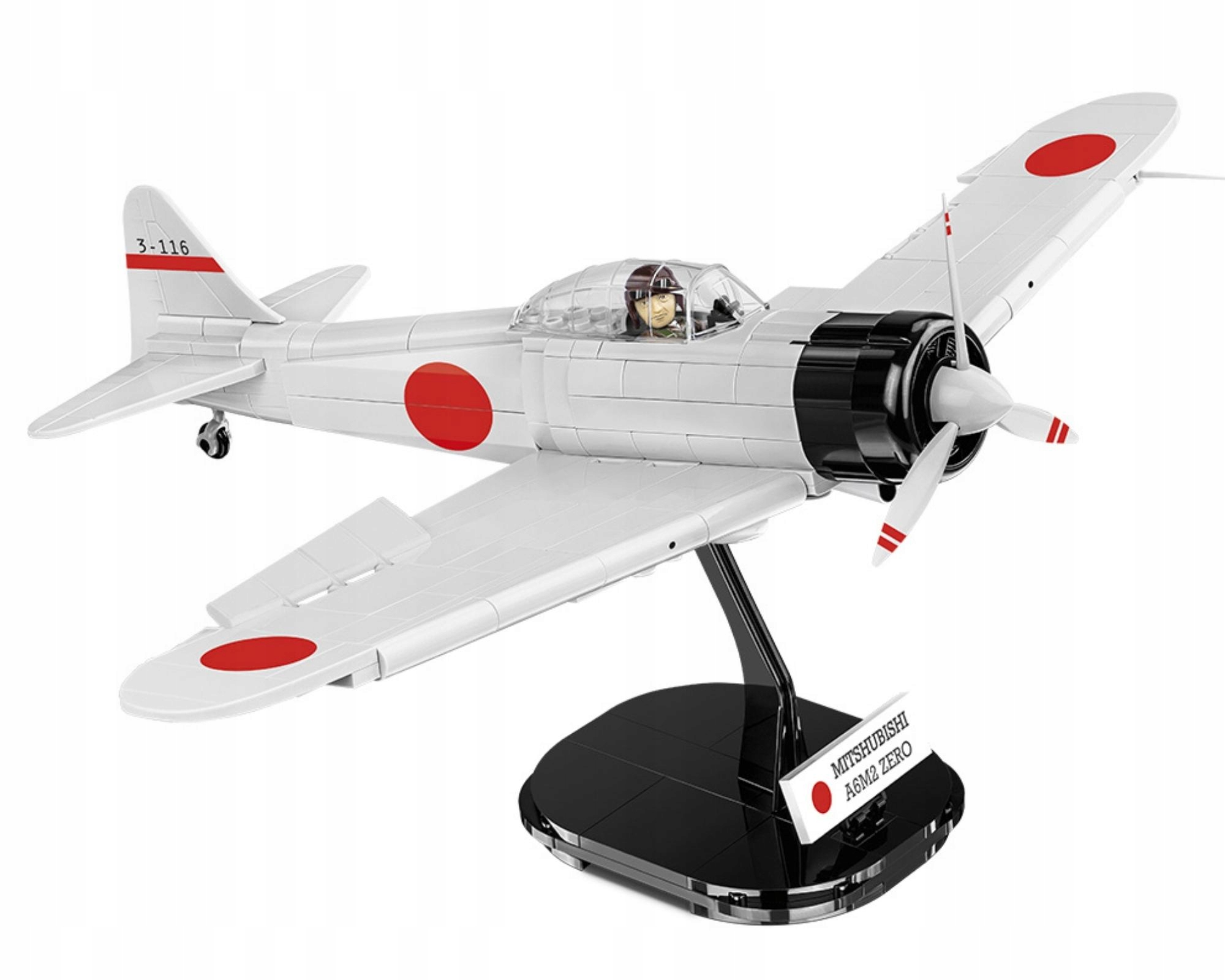 

Cobi 5729 Samolot Mitsubishi A6M2 Zero-sen Klocki