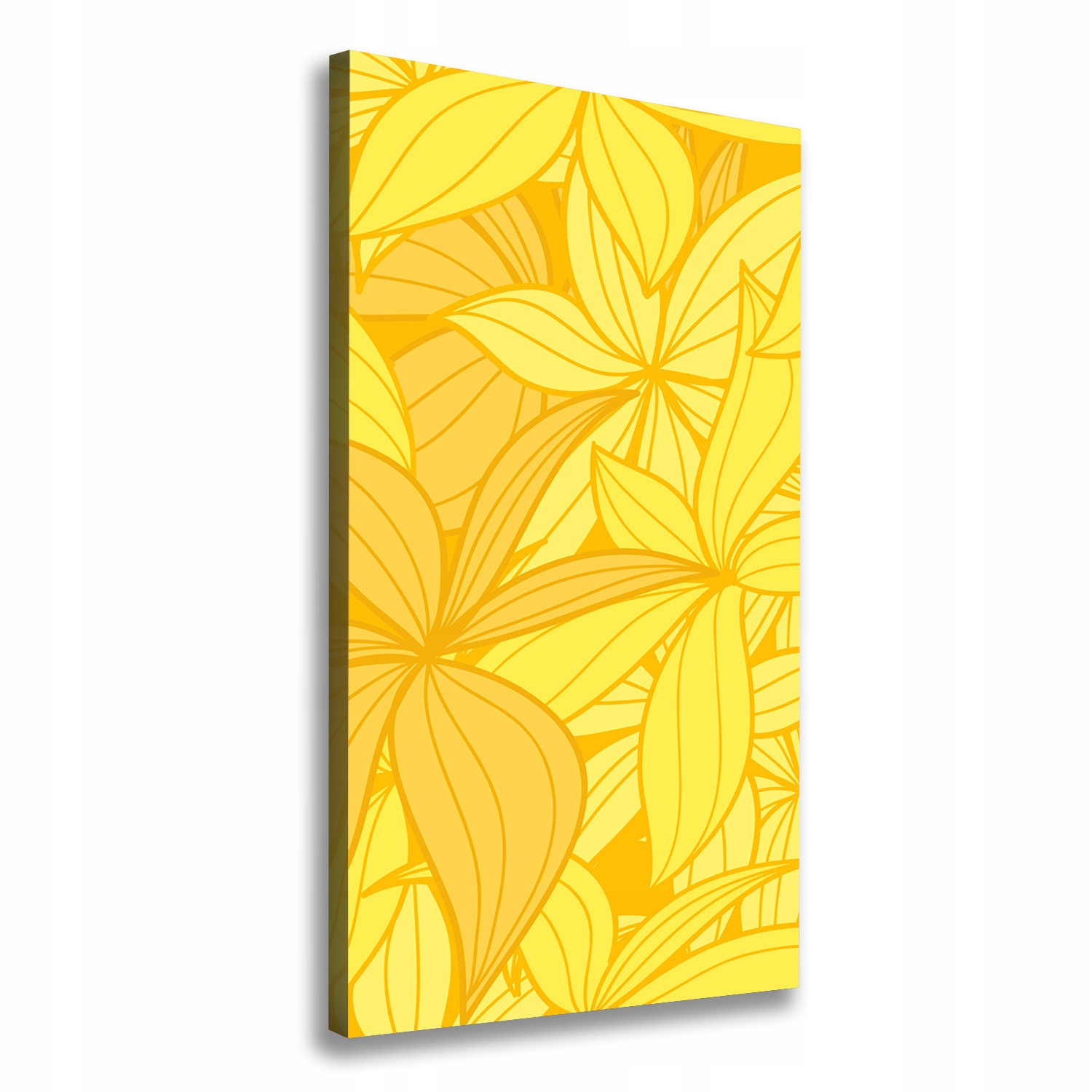 

Foto obraz canvas do salonu Żółte kwiaty 60x120