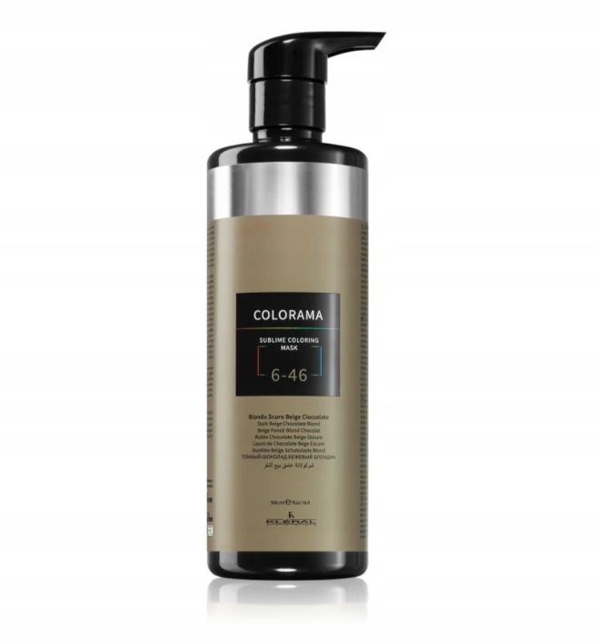 Kleral Colorama 6-46 ciemnobeżowy blond czekoladowy maska włosów 500ml