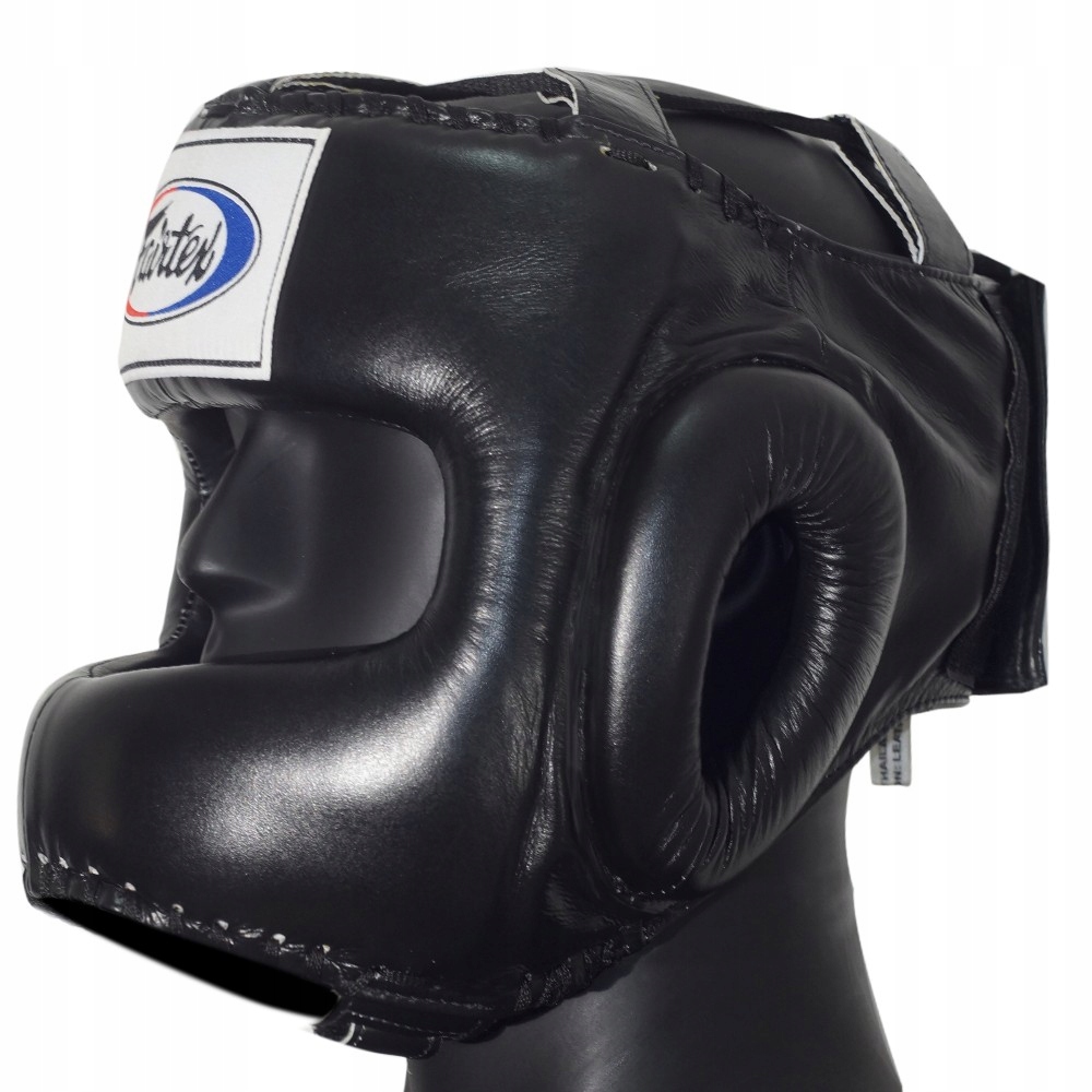 Fairtex Boxerská helma HG4 s ochranou nosu Černá XL