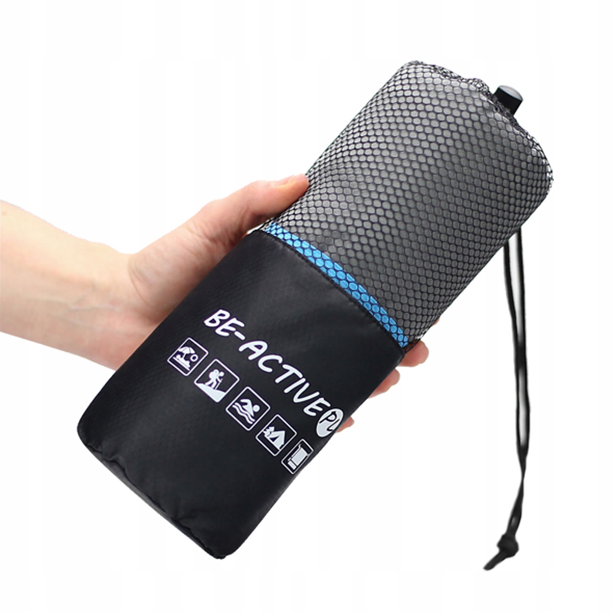 RĘCZNIK SZYBKOSCHNĄCY Z MIKROFIBRY NA BASEN SPORTOWY PLAŻOWY DUŻY 130x80 Marka BE-ACTIVE.PL