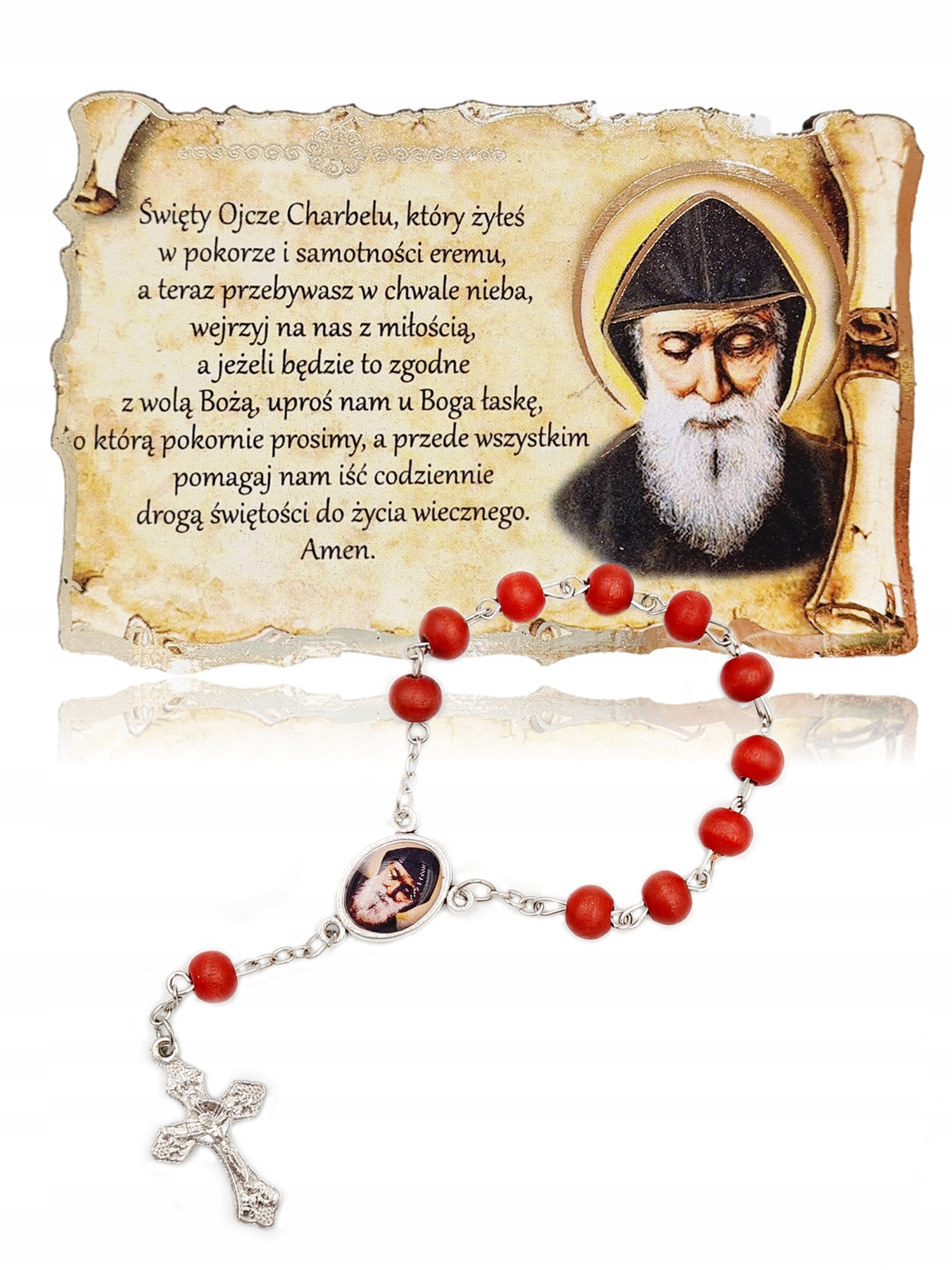 

Różaniec dziesiątka, Magnes Św. Charbel