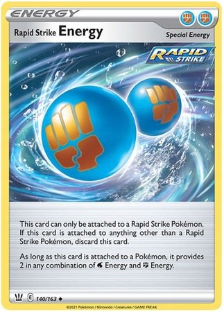 Rapid Strike Energy 140/163 Uncommon Pokemon