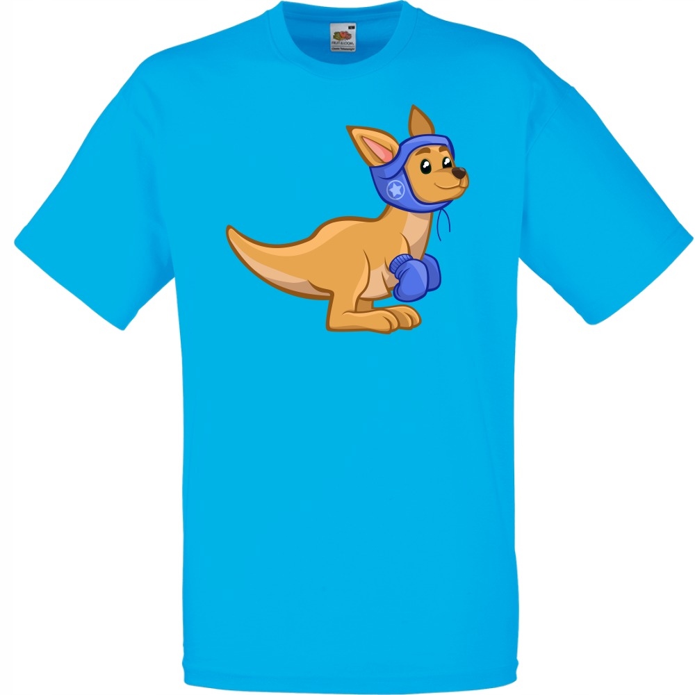 

Koszulka kangur bokser XL lazurowa