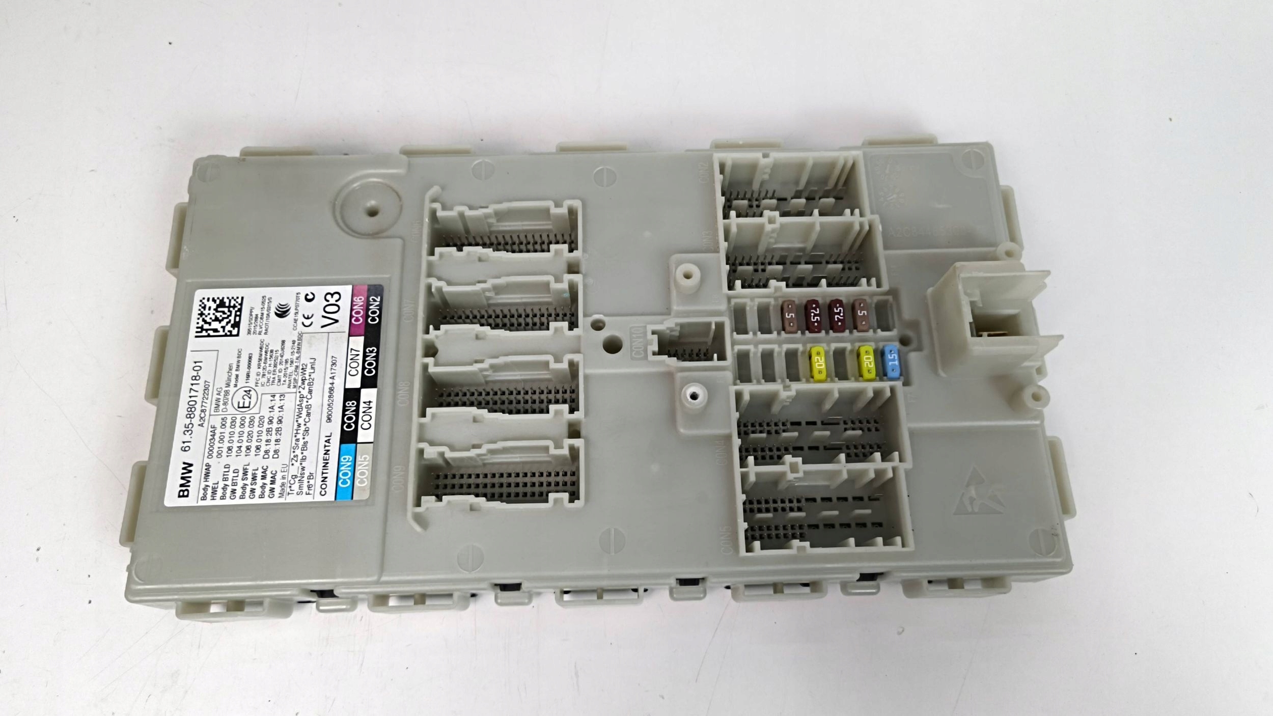 BMW 5 G30 G31 G38 8801718 module control unit BDC