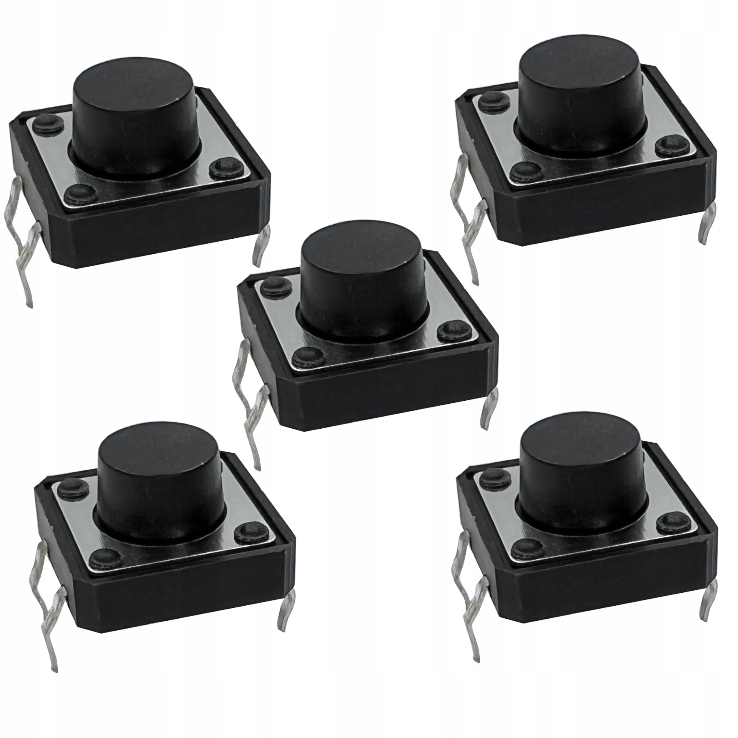 mikro switch przycisk 12x12 4 pin 4,5,6,7,10 5SZT